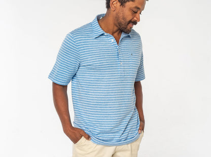 Easy Knit Players Shirt - Heather Blue