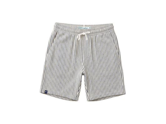 Cruiser Terry Shorts - Striped Jacquard - Natural