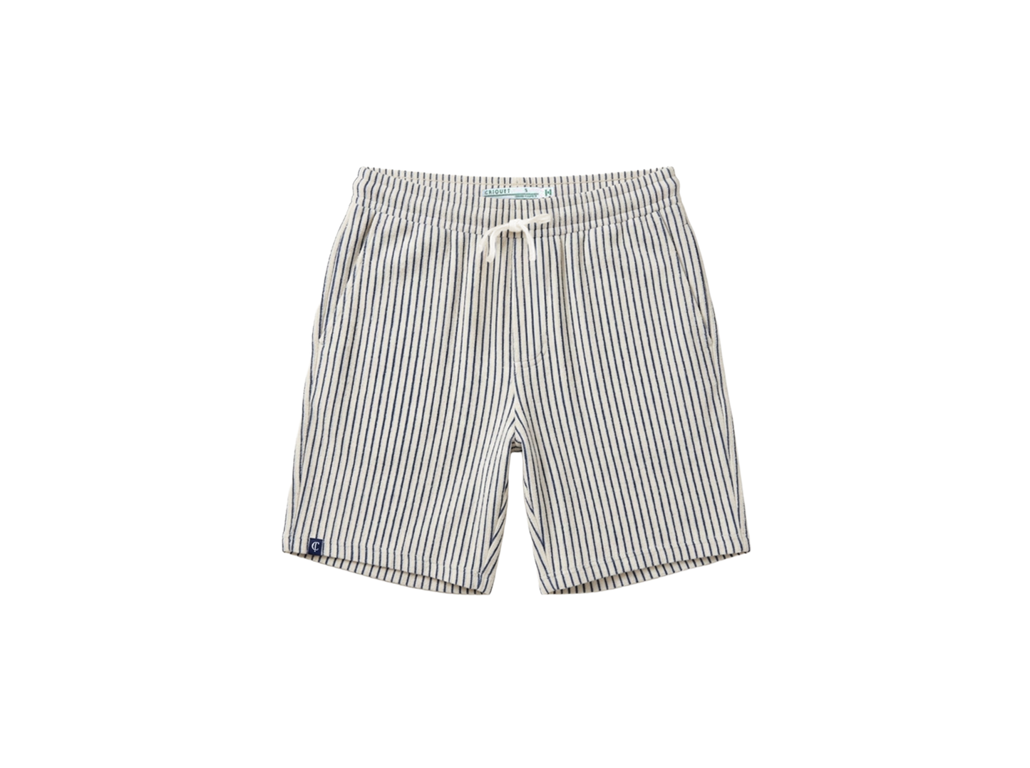 Cruiser Terry Shorts - Striped Jacquard - Natural