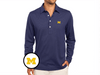 Michigan - Coach's Long Sleeve Range Polo - M - Navy