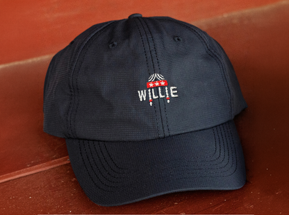 Willie Nelson Unstructured Hat - Willie Braids - Navy