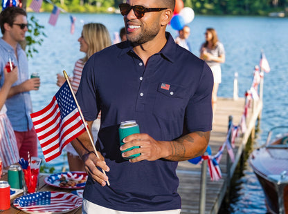 Limited Edition Players Shirt - American Flag - Navy