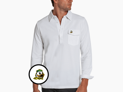 Oregon - Long Sleeve Players Shirt - Duck - White