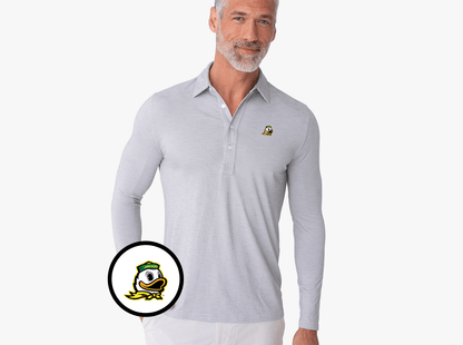 Oregon - Brrr Long Sleeve Range Polo - Duck - Silverado