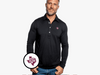 Texas A&M - Coach's Long Sleeve Range Polo - A&M State - Black