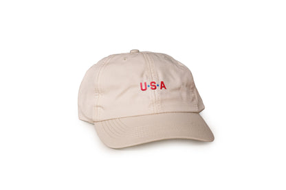 Limited Edition Performance Unstructured Hat - USA - Khaki