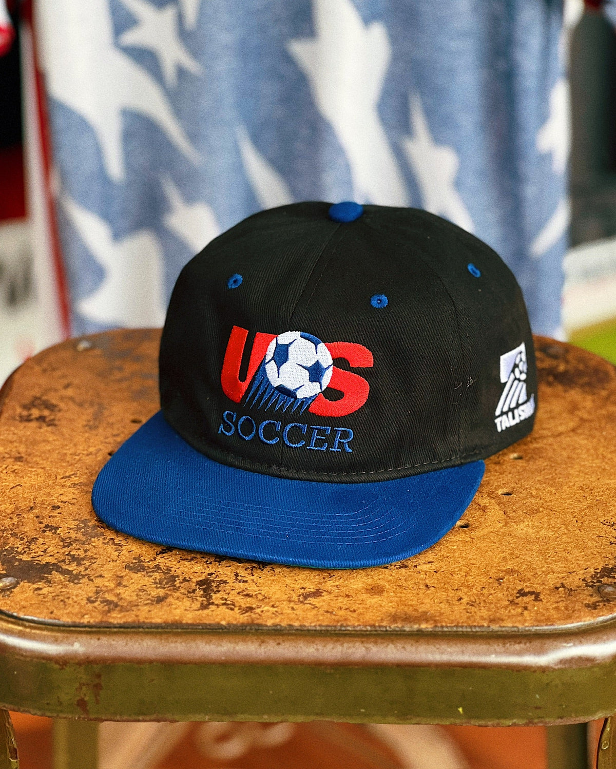 US Soccer Retro 1993 6 Panel Snapback & NAVY