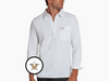 Vanderbilt - Long Sleeve Players Shirt - V in Star - White
