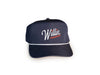 Willie Nelson Rope Hat - Willie Forever - Navy