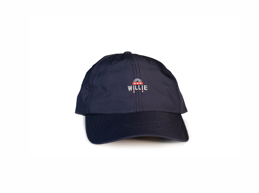 Willie Nelson Unstructured Hat - Willie Braids - Navy
