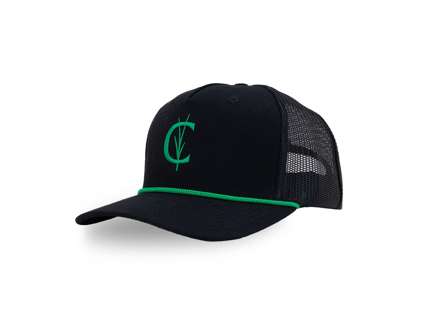 Throwback Hat - Grassy C - Light Blue at Criquet