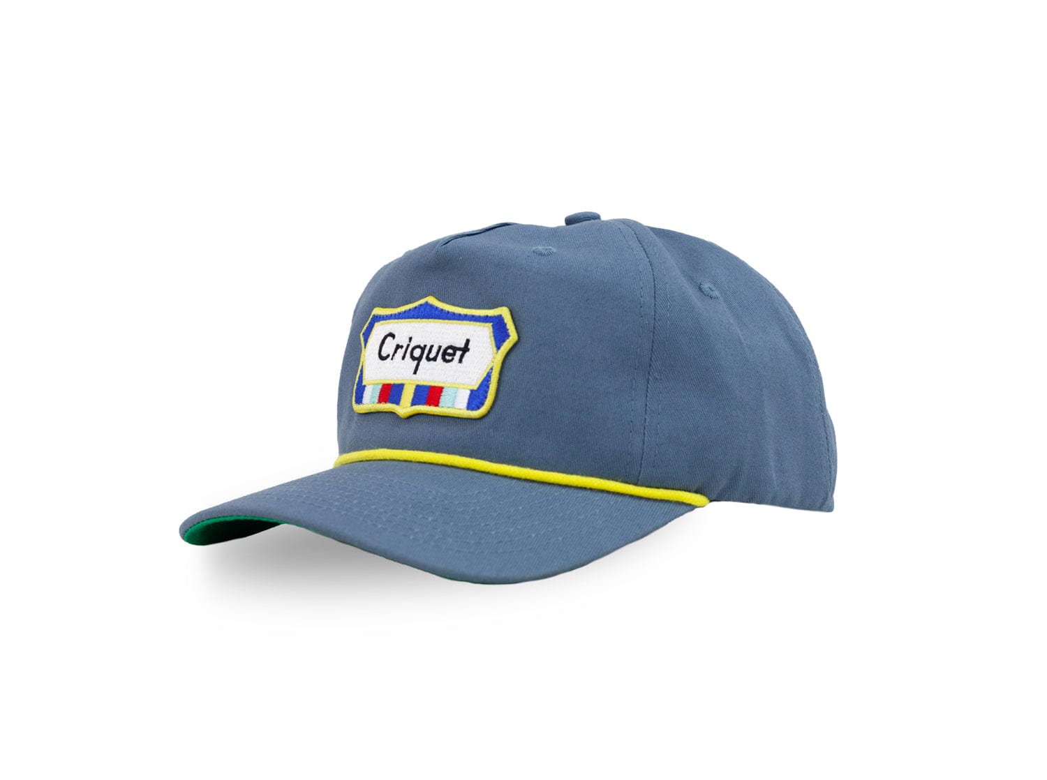 Throwback Hat - Grassy C - Light Blue at Criquet