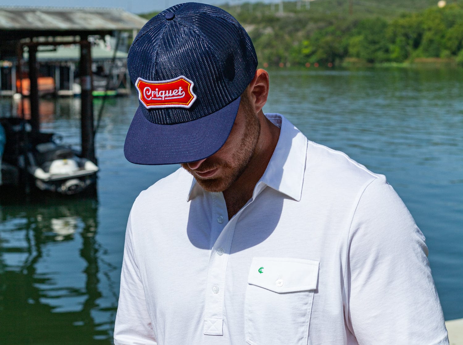 All Mesh Trucker Hat - High Life - Navy – Criquet Shirts