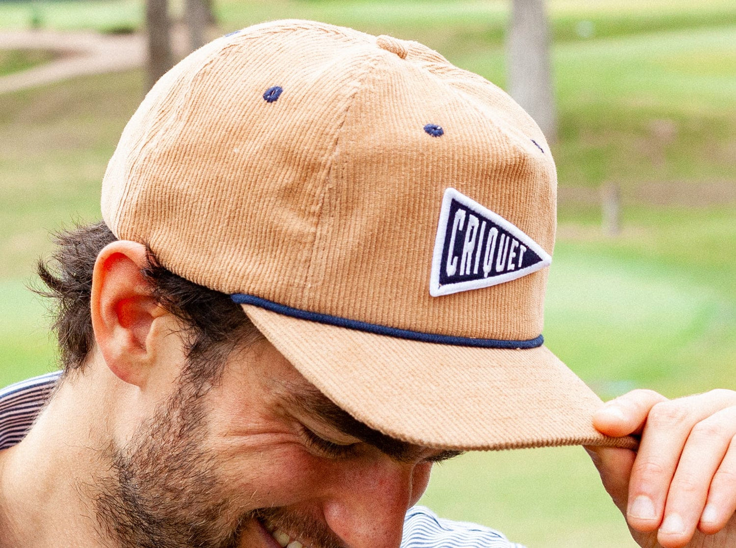 Throwback Hat - Pennant Corduroy - Tan