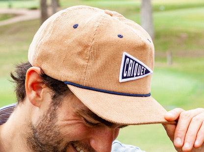 Throwback Hat - Pennant Corduroy - Tan