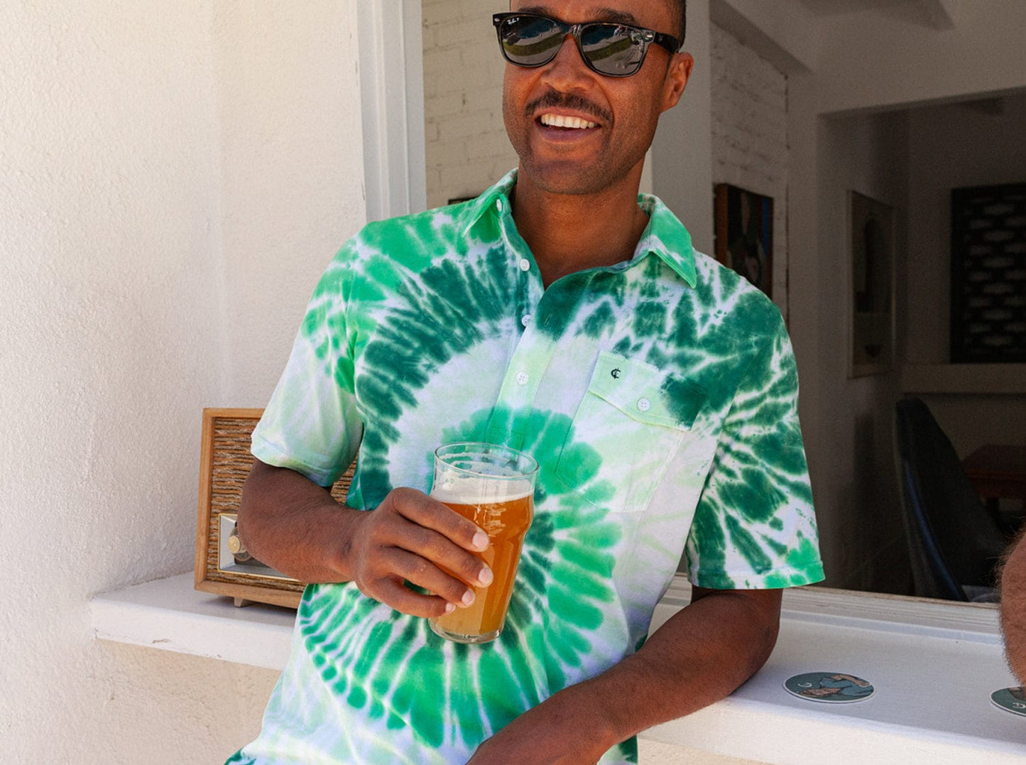 Limited Edition Classic Players Shirt - Irish Green Tie Dye