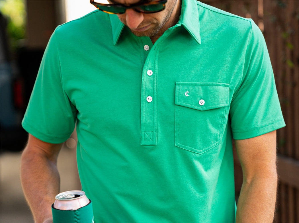 Performance Players Shirt - Golf Green – Criquet Shirts