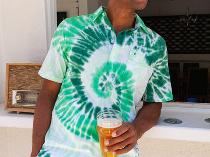 Limited Edition Classic Players Shirt - Irish Green Tie Dye