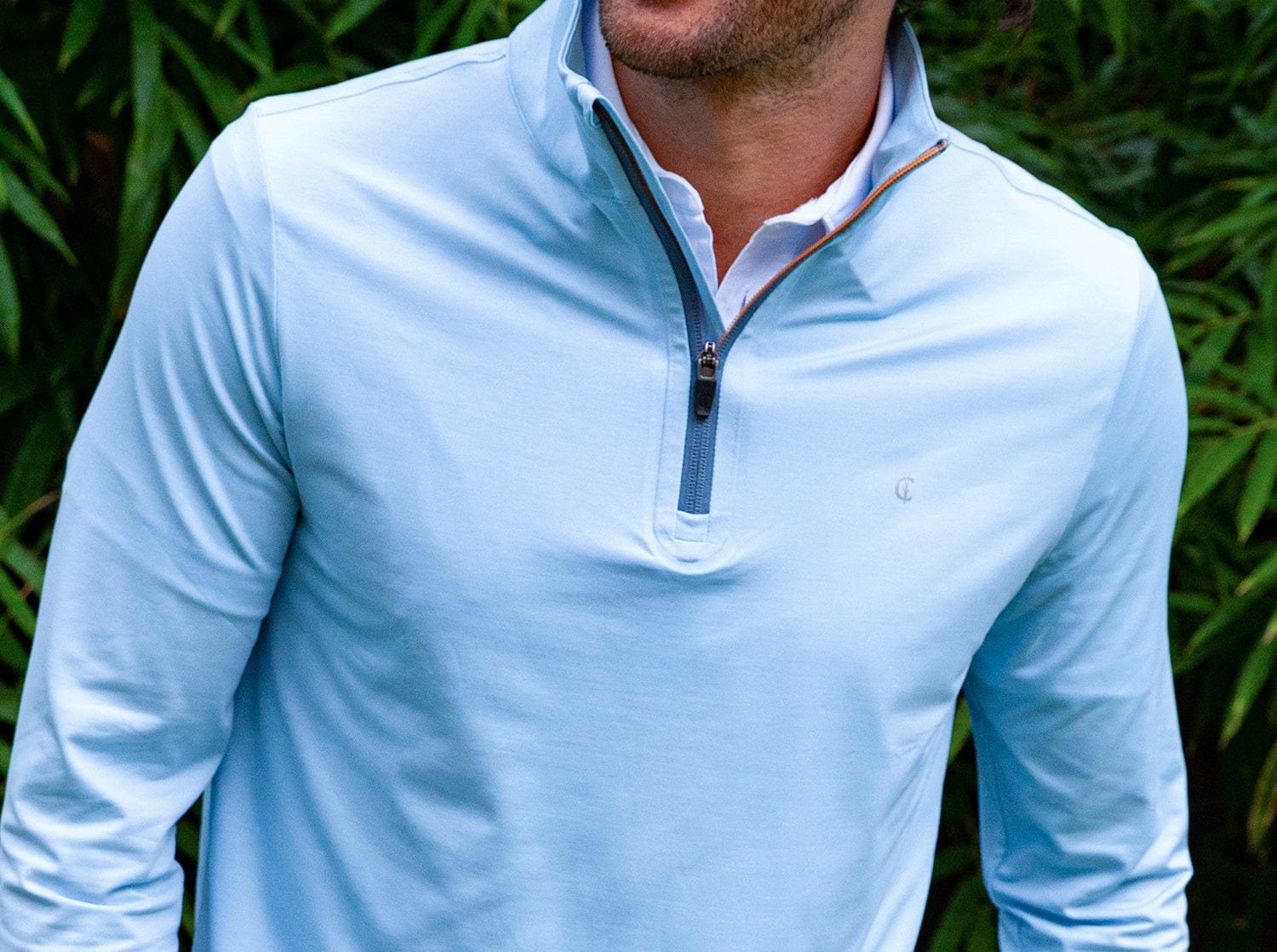 Feather Performance Pullover - Heather Blue - Secondary