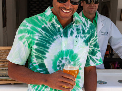 Limited Edition Classic Players Shirt - Irish Green Tie Dye