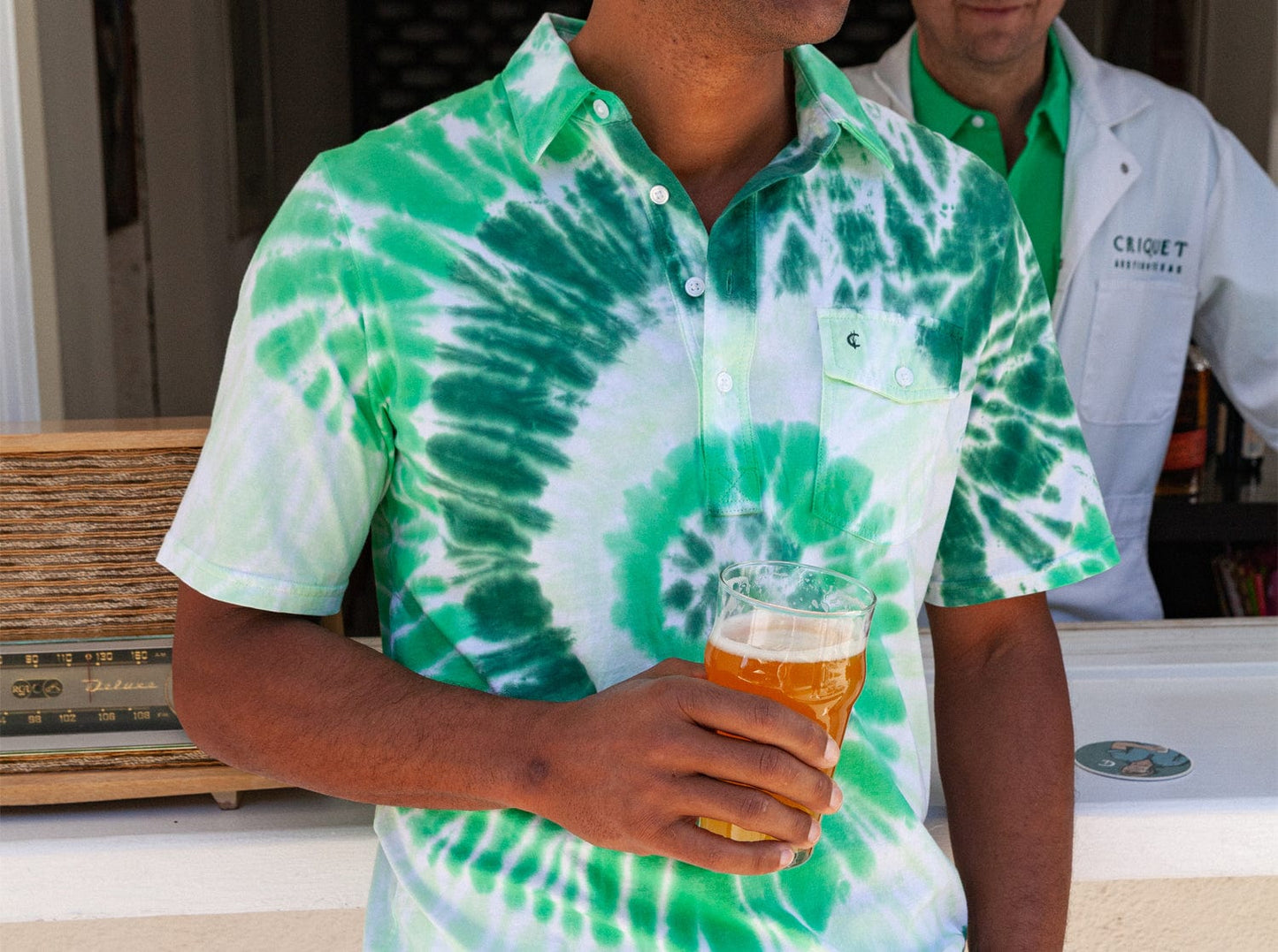 Limited Edition Classic Players Shirt - Irish Green Tie Dye