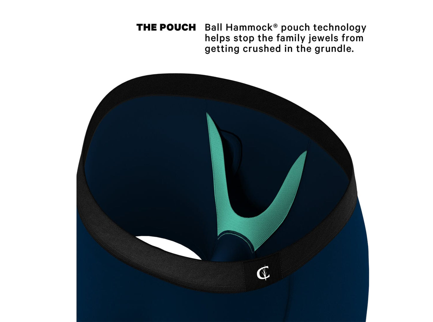 The Hole In One | Criquet Collaboration Ball Hammock® Pouch Underwear With Fly 3 Pack by Shinesty