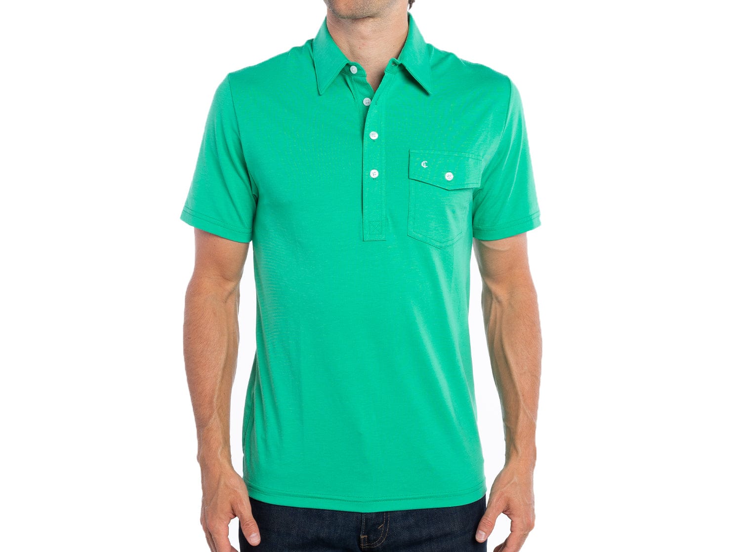 Performance Players Shirt - Golf Green - Secondary