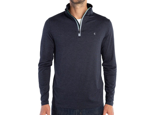 Feather Performance Pullover - Heather Black