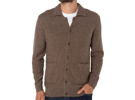 Western Sweater Jacket - Brownstone