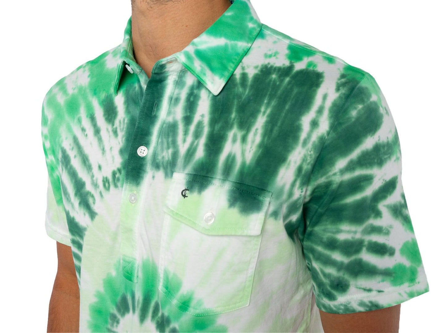 Limited Edition Classic Players Shirt - Irish Green Tie Dye