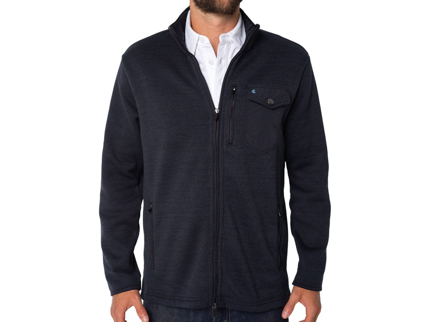 Sweater Fleece Jacket - Black Sheep