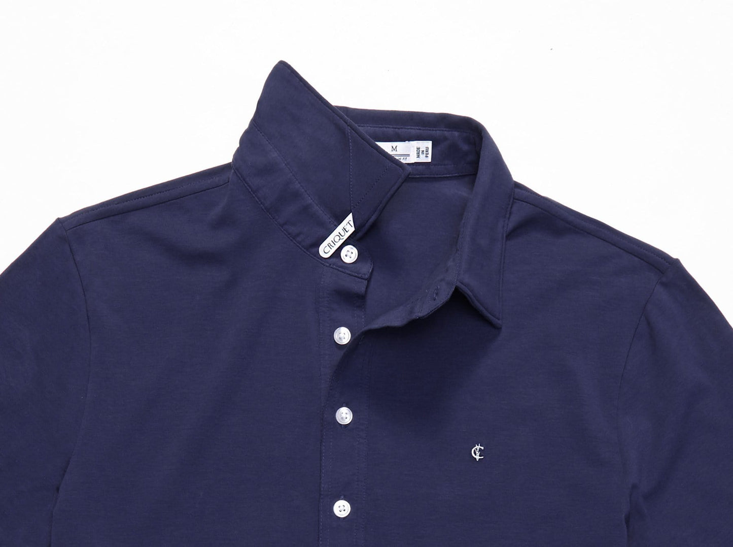 Slim Fit Top-Shelf Range Polo - Navy Blue – Criquet Shirts